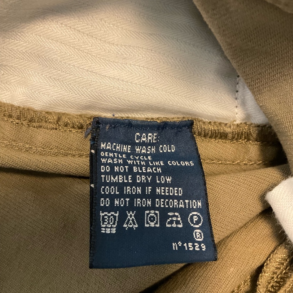 Ralph Lauren Hunt/Equestrian Pants, Suede Leg Shields, Snap Hem, Loops, Tan, Sz2 - Picture 10 of 16